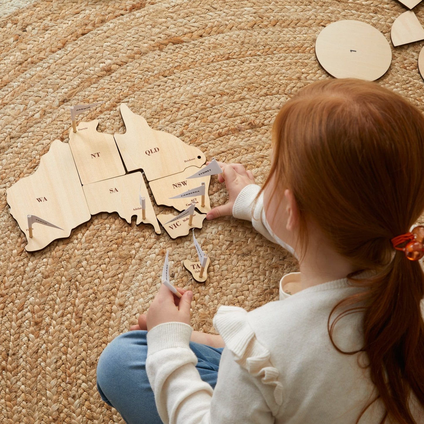 Wooden - Map of Australia Puzzle