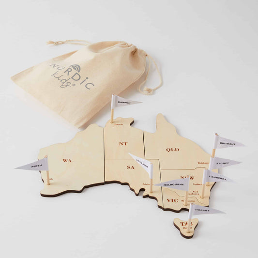 Wooden - Map of Australia Puzzle