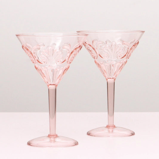 Acrylic Martini Glass