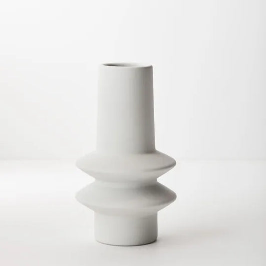 Vase Lucena White 21.8cm x 12.5cm - FI8586WH